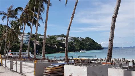 Boracay Closure Update Day At Bolabog Back Beach And Main Rd Youtube