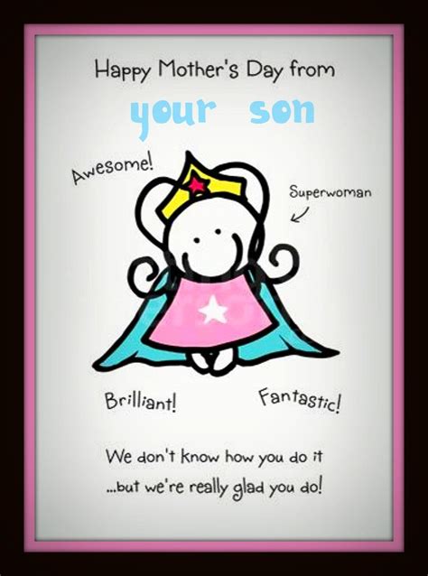 From funny and cute mother's day cards to religious, heartfelt or simply cute greetings, you'll find happy mother's day cards perfect for any mom. Happy Mothers Day 2015 Poem Quotes From Daughter & Son
