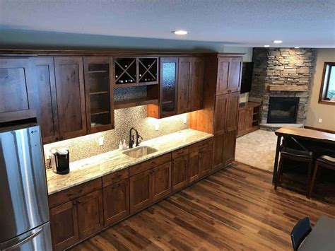 Basement Wet Bar With Full Size Refrigerator Picture Of Basement 2020