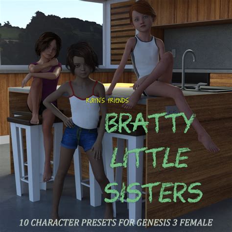 rayn s friends bratty little sisters ⋆ freebies daz 3d