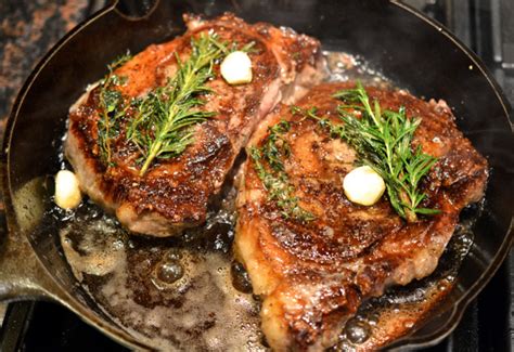 Check this article to make delicious, perfectly cooked steak at home. Butter-Basted Cast Iron Skillet Steak | Recipe Cloud App