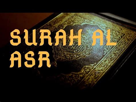Aalayam not aalayal thara venam. Surah Al Asr|with Malayalam meaning - YouTube