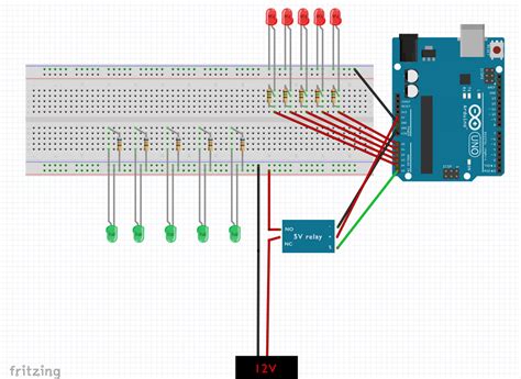 Arduino Uno Using External Power Supply To Power Leds On Multiple