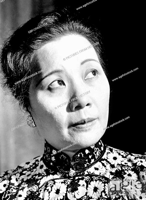 China Soong May Ling Or Mei Ling Also Known As Madame Chiang Kai Shek Song Meiling