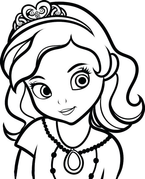 Sofia The First Disney Princess Coloring Pages At