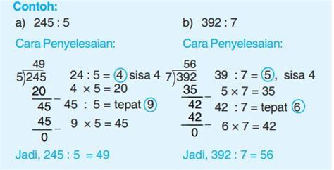 50 Contoh Soal Pembagian Bersusun Dan Pembahasannya