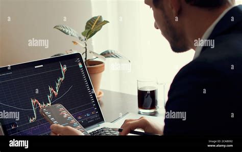 Investment Stockbroker Stock Market Trading Working Day Stock Photo Alamy