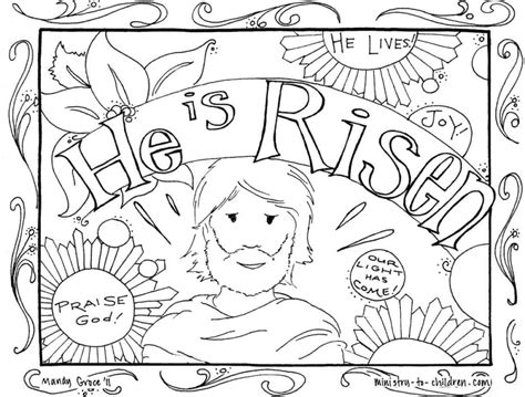 15 Easter Coloring Pages [Religious] Free Printables for Kids