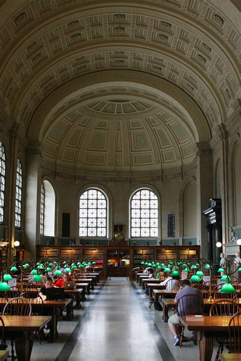 Boston Public Library Reading Room If Ever You Were To Dou Flickr