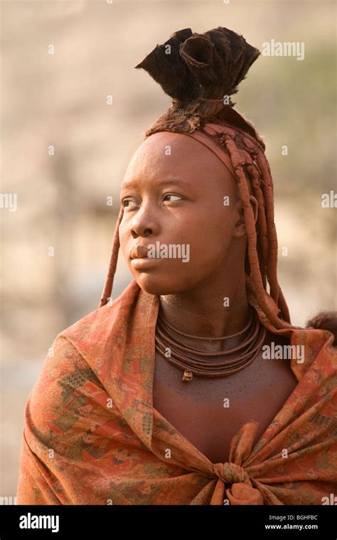 Young Girls Of The Himba Tribe Opuwo Namibia Stock Photo Alamy