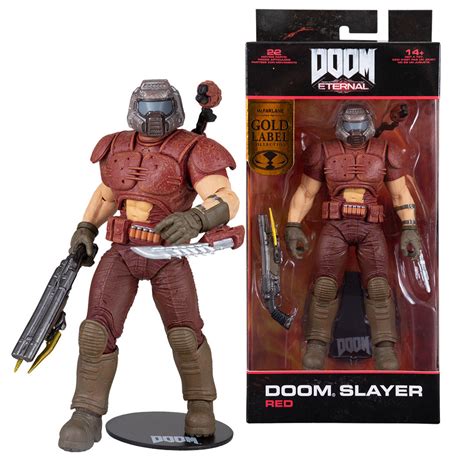 Doom Slayer Classic Red Gold Label Exclusive