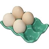 Amazon Bealuffe Ceramic Egg Holder Egg Tray Porcelain Fresh Egg