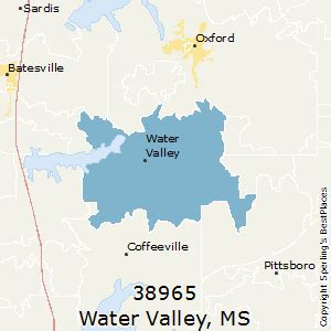 State of mississippi regional zip code wall maps to include the cities of jackson, gulfport, biloxi, tupelo and more. Best Places to Live in Water Valley (zip 38965), Mississippi