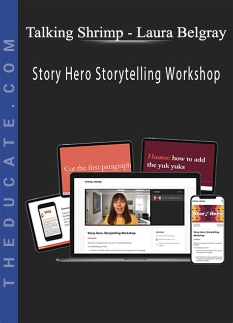 Talking Shrimp Laura Belgray Story Hero Storytelling Workshop
