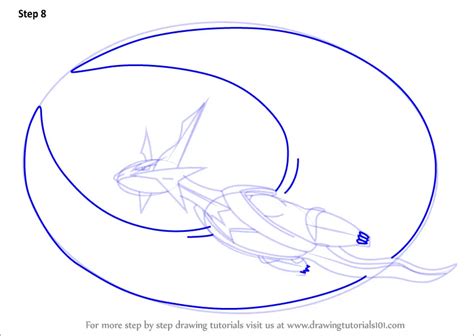 Learn How To Draw Mega Salamence From Pokemon Pokemon Step By Step