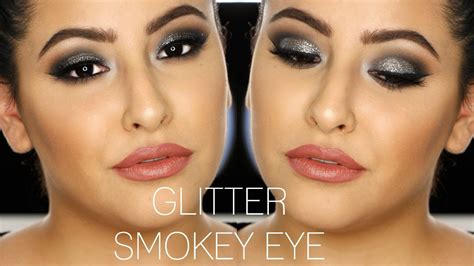 Smokey Eye Makeup Using Rhinestones Youtube