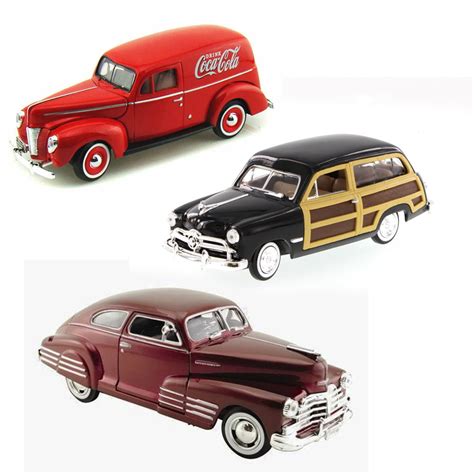 Best Of 1940s Diecast Cars Set 30 Set Of Three 124 Scale Diecast