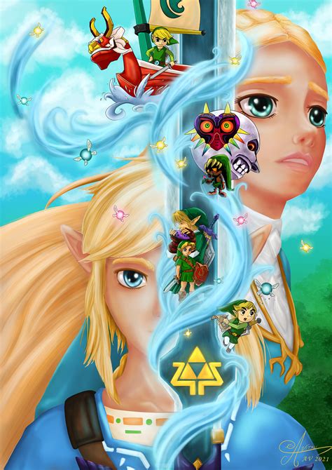 Artstation Zelda Breath Of The Wild Memory