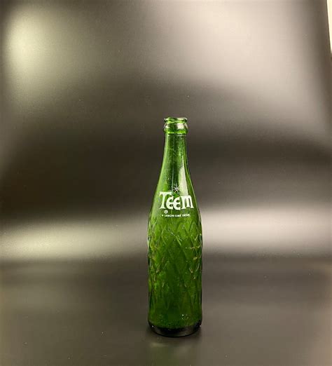Teem Drink Bottle Pepsis Brand Of Lemon Lime Soda Etsy