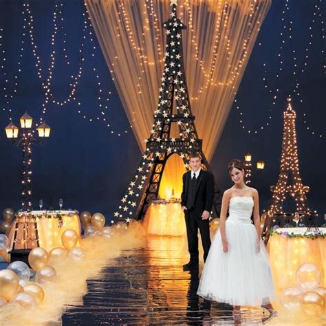 A Night In Paris Prom Theme Decorations Theme Image
