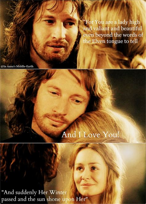 For You Are A Lady High And Valiant ~faramir To Eowyn I Love Their