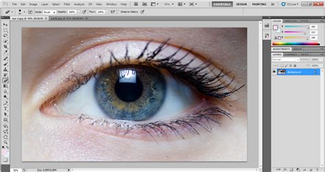 Teen Diy Eye Reflection With Photoshop