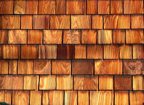 Abstract Background Brown House Pattern Shingle Texture Wall