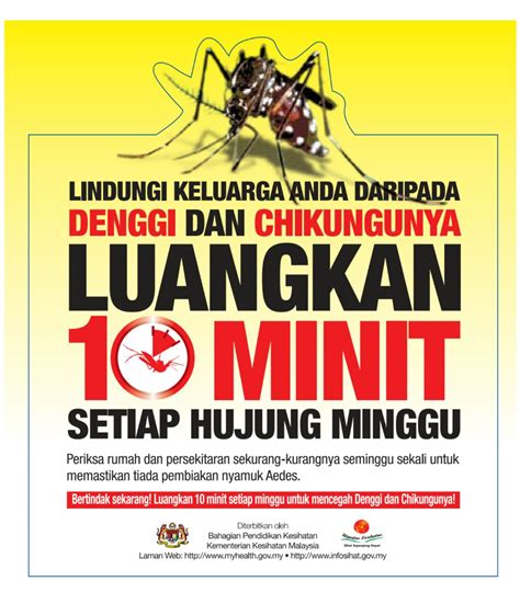 Poster Tiada Aedes Tiada Denggi Life Water ç”Ÿå‘½æ³‰æº Cegah