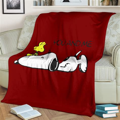 Snoopy Blanket Peanuts Blanket Uscoolprint