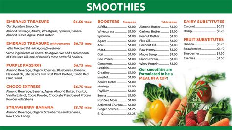 Signature Smoothies Get Healthy Smoothies In Kettering Natural