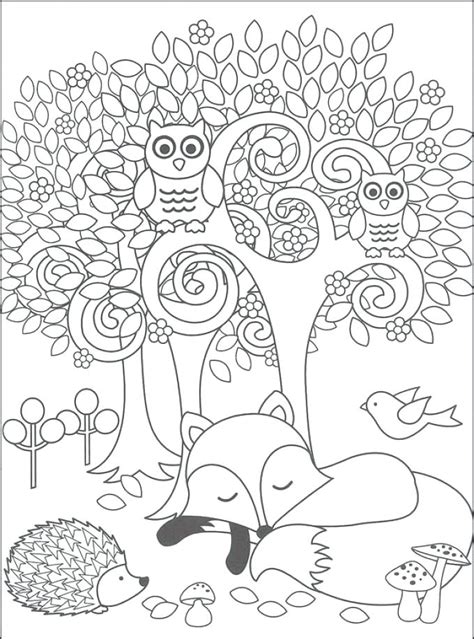 Forest Animals Coloring Pages at GetColorings.com | Free printable