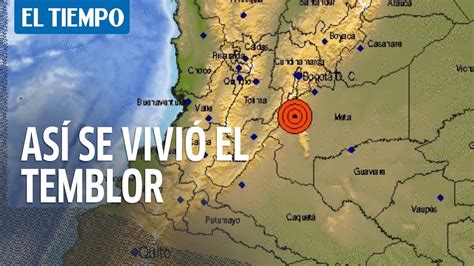Así Vivieron El Temblor En Colombia Usuarios De Redes Sociales El