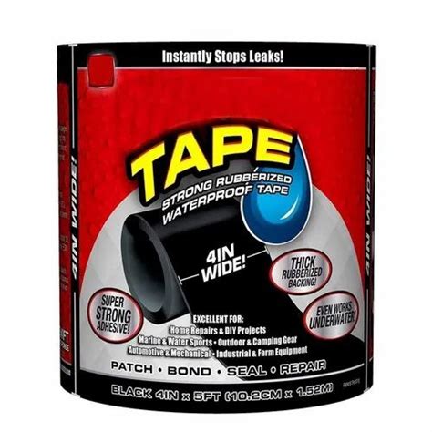 Flex Seal Flex Tape Black 4 X 5 At Rs 65piece Waterproof Tapes In
