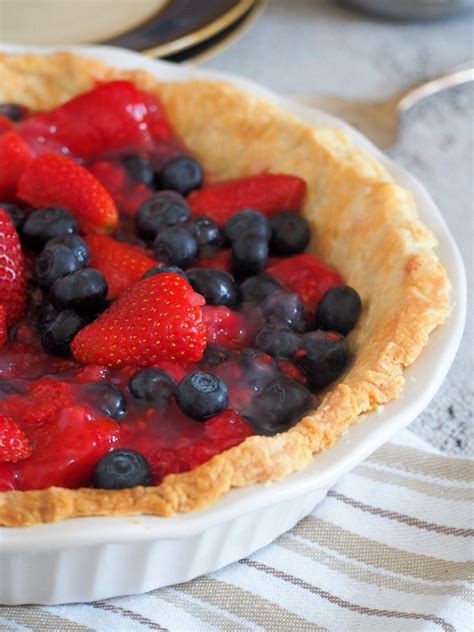 Glazed Triple Berry Pie Woman Scribbles