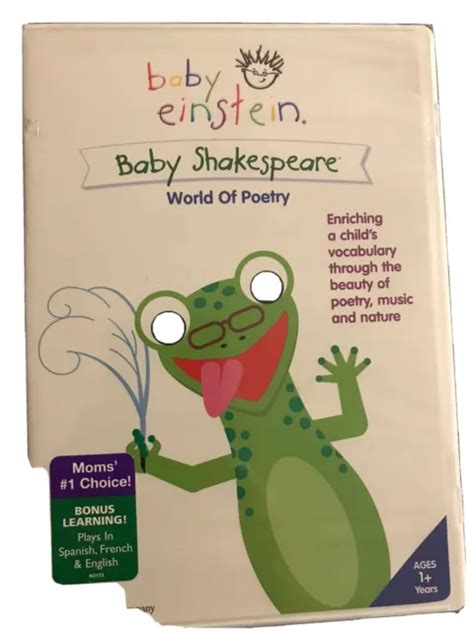 Baby Einstein Baby Shakespeare World Of Poetry Dvd 550 Picclick