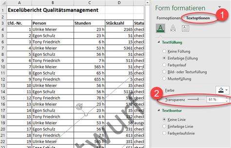 Wähle darin auf der linken seite verknüpfung einfügen an und klicke unter als: Wasserzeichen in Excel-Tabelle einfügen
