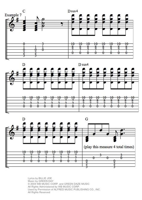 16but never forgets what i lost. Wake Me Up When September Ends guitar tab example 7 | When ...