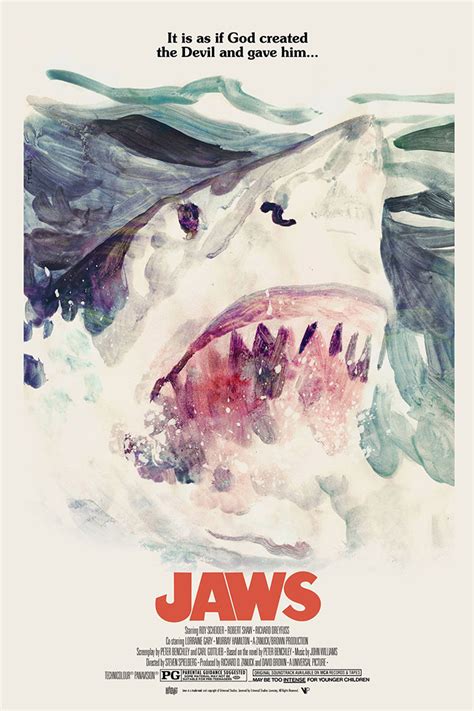 The timeline is one year after the original film. Jaws Archives - Home of the Alternative Movie Poster -AMP-