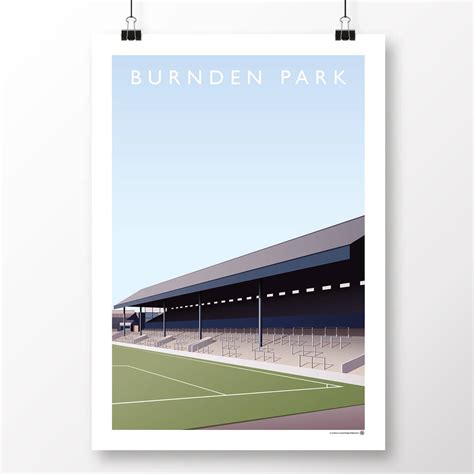 Bolton Wanderers Burnden Park Poster By Matthew J I Wood Design