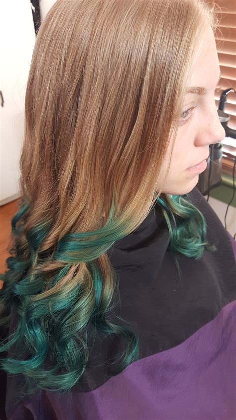 Turquoise Green Ombre Green Ombre Dreadlocks Turquoise Long Hair