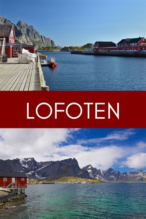 Two Waterfront Scenes From The Picturesque Lofoten Islands Of Northern