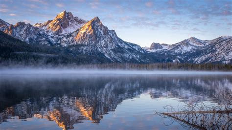3840x2160 Idaho Stanley Lake Mountain Reflection 4K Wallpaper, HD ...