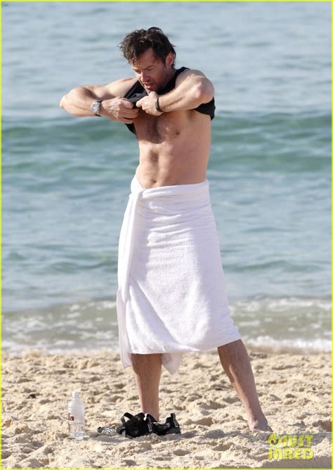 Hugh Jackman Goes Sexy Shirtless After Pan Casting News Photo Hugh Jackman