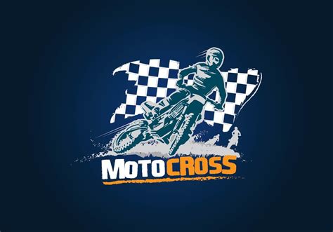 Motocross Logo Illustration 157685 Vector Art At Vecteezy