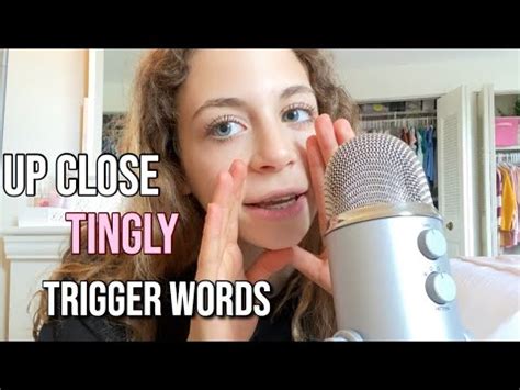 Asmr Up Close Trigger Words Intense Tingles Youtube