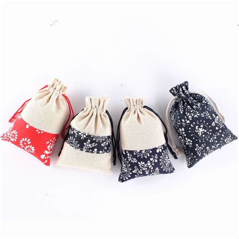 10pcs Cotton Jewelry Pouches Small Drawstring T Bags Thick Etsy