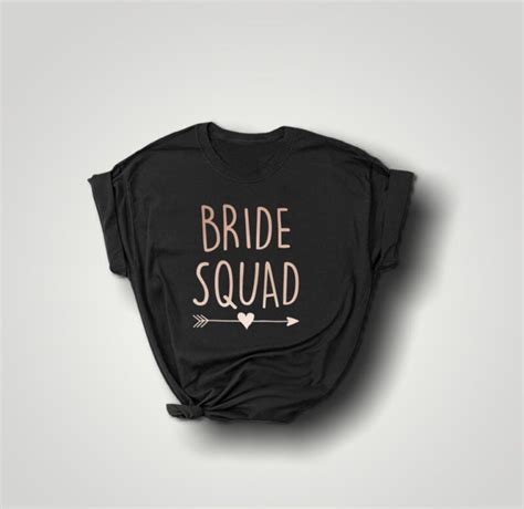 Bride Squad T Shirt Precious Times Shop