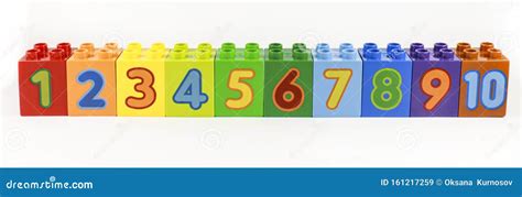 Bright And Colorful Numbers In Order From 1 To 10 Shown On The Designer