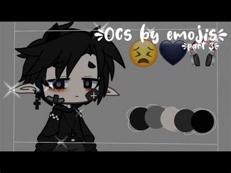 🤍•｡ Aesthetic outfits by emojis • Gacha Club ｡•🤍 - YouTube in 2021