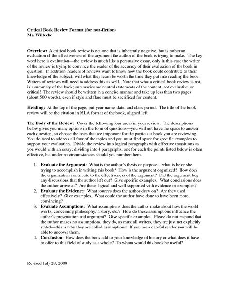 In critique essay, interpreting the analyzed material requires an honest and unbiased approach. 004 Example Of Book Review Essay Sample College Paper ~ Thatsnotus